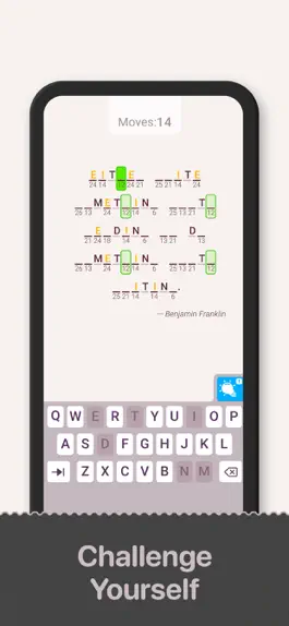 Game screenshot Cryptogram: Word Brain Puzzle apk