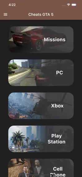Game screenshot All Cheats codes for GTA V (5) mod apk
