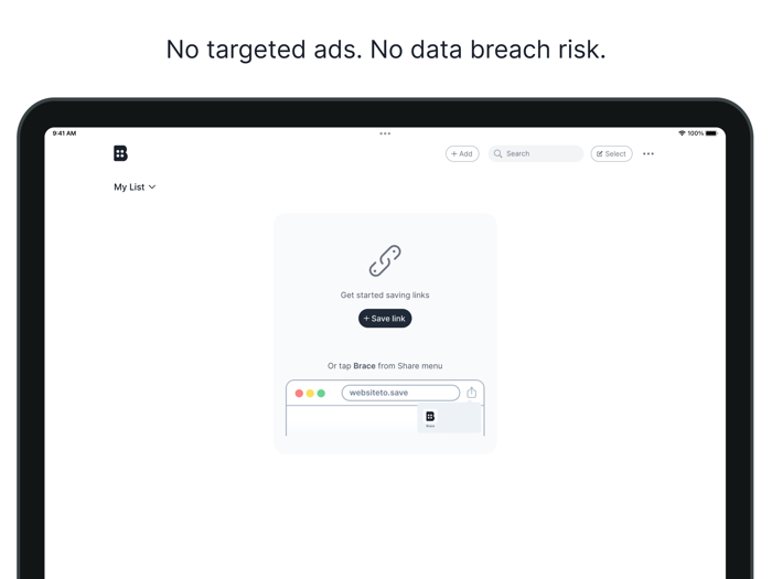 Brace.to - Bookmark Manager