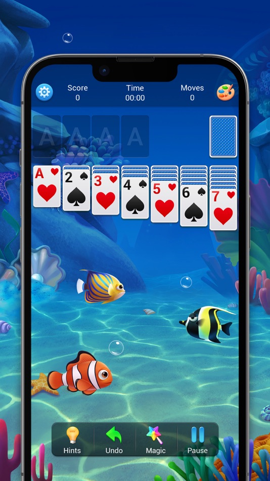 #1. Solitaire, Klondike Card Games (iOS) By: WONDERFUL ENTERTAINMENT CO., LTD.