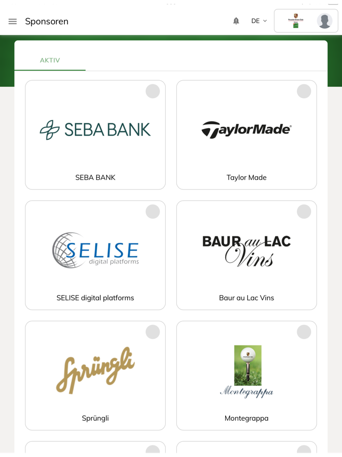 Porsche Green Club App