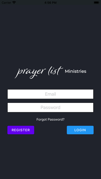 Prayer List - For Ministries Screenshot