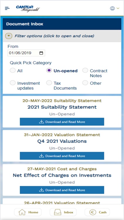 Cantor Fitzgerald Client App screenshot-3