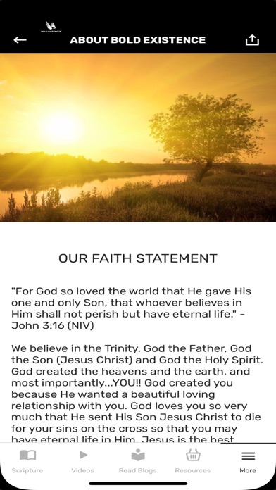 BOLD EXISTENCE MINISTRIES Screenshot