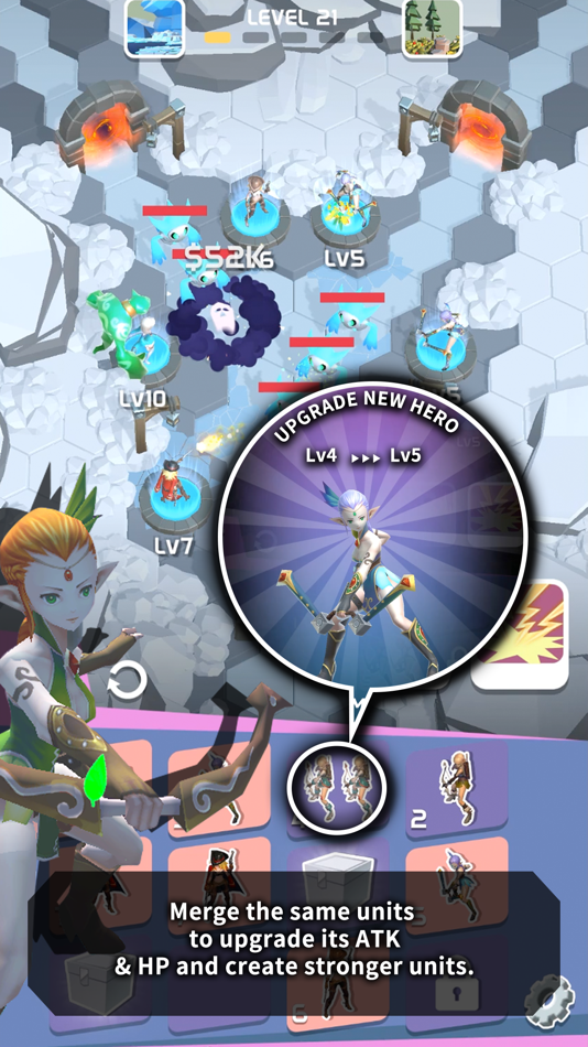#2. Merge Defence: Kingdom (iOS) Podle: GRAVITY NEOCYON