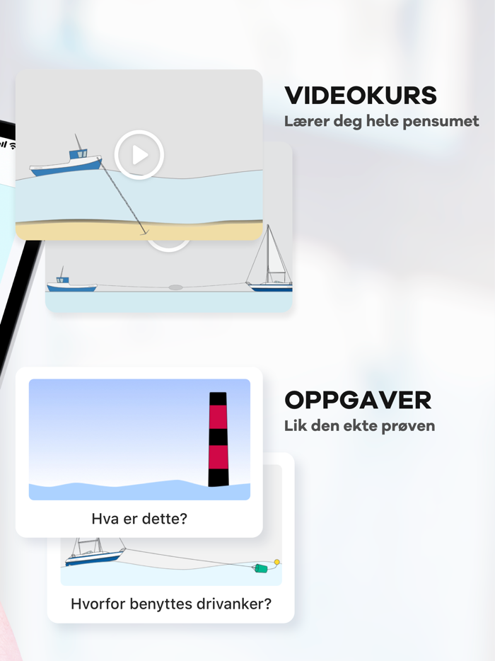 Båtførerappen - båtførerprøven