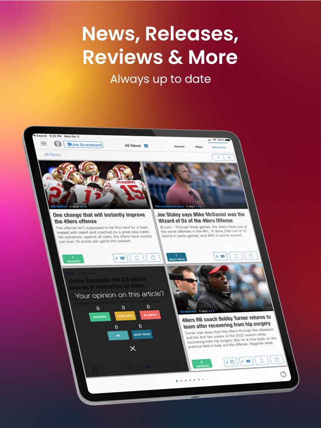 24h News for S. Francisco 49ers on the App Store