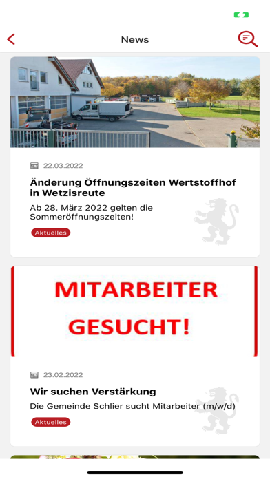 Gemeinde Schlier Screenshot
