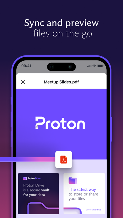 Proton Drive: Cloud Storage Screenshot