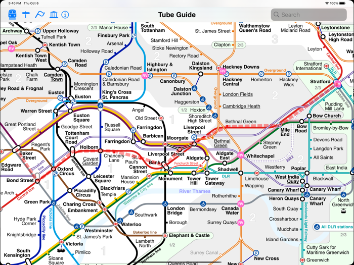 London Tube Map and Guide