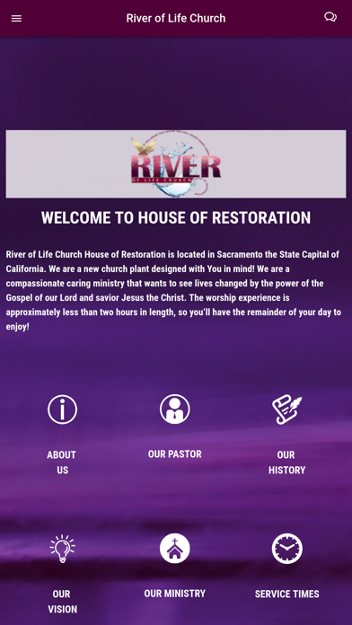 River of Life Church, CA Screenshot