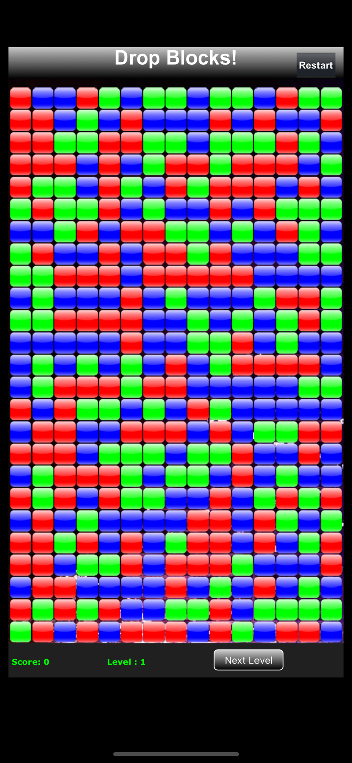 Drop Blocks - matching game
