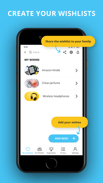 VOLO: Gift registry + grocery Screenshot