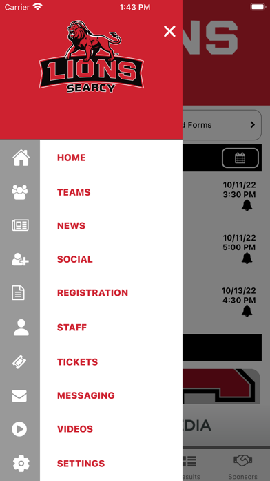 Searcy Lions Athletics Screenshot