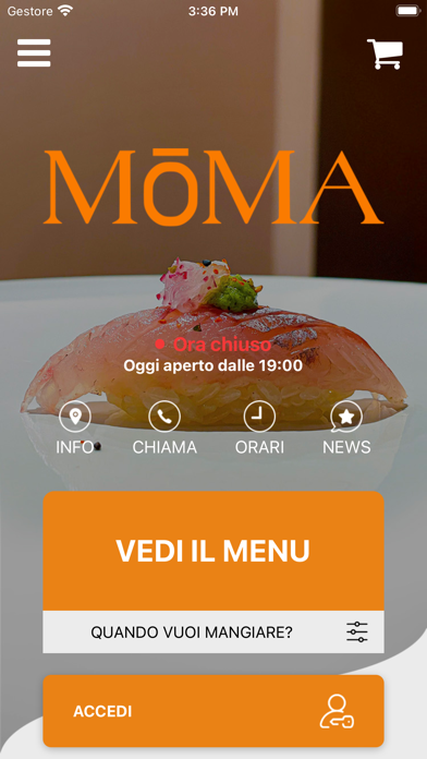 MōMA JAPANESE CUISINE GOURMET Screenshot