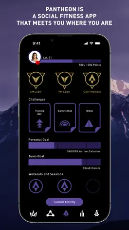 Game screenshot Pantheon - Social Fitness mod apk