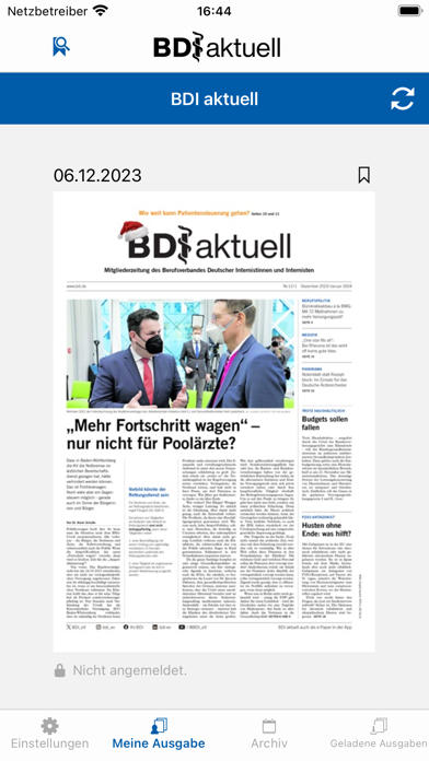 Screenshot #1 pour BDIaktuell