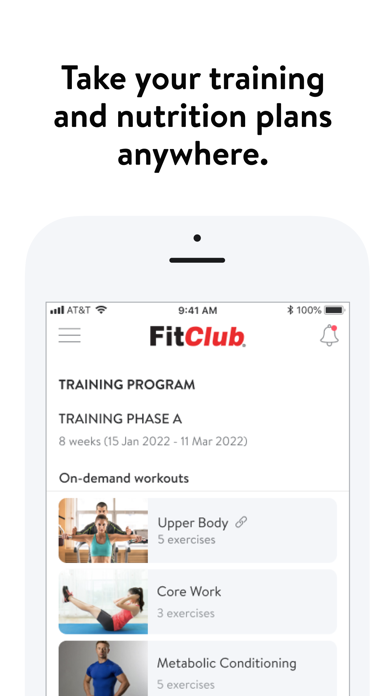 FitClub Members Screenshot