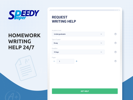 SpeedyPaper: Essay writer pros iPad screenshot 6 - Education app