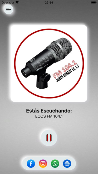 ECOS FM 104.1 Screenshot