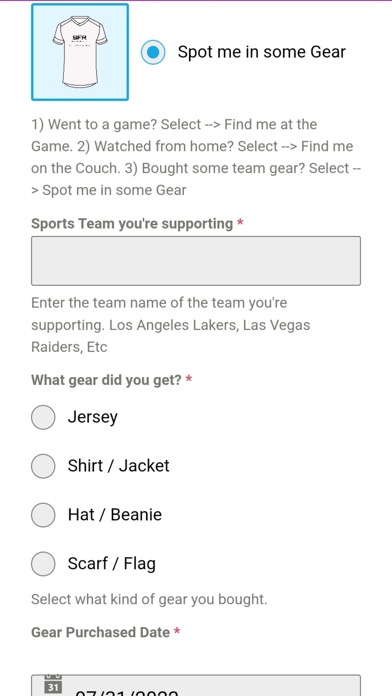 Sports Fan Rank Screenshot