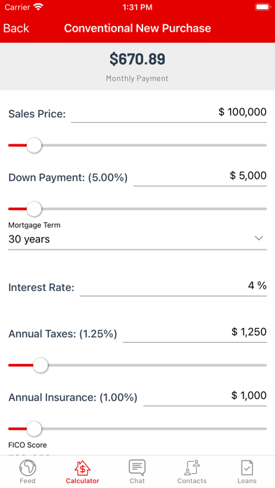 First Commercial HomeLoans Screenshot