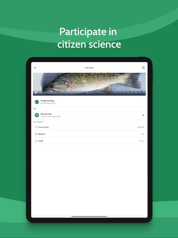 MyCatch Fishing App iPad screenshot 6 - Sports app