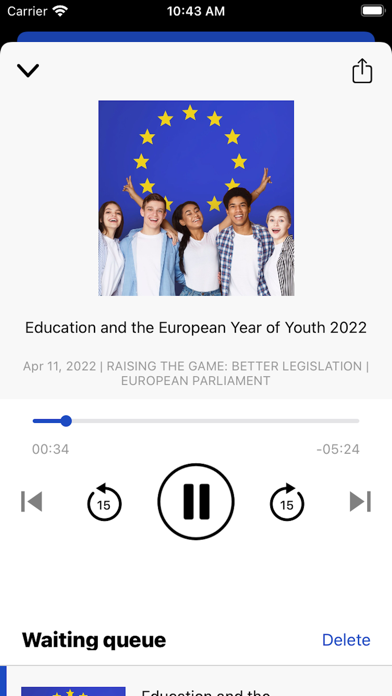 EuroParl Radio Screenshot