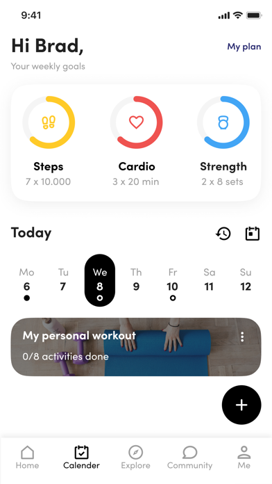 CLM Fitness Screenshot