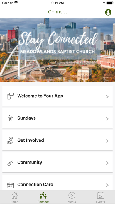 Meadowlands Baptist Church Screenshot