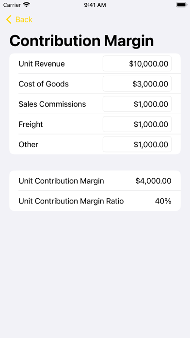 Business Calculator + Screenshot