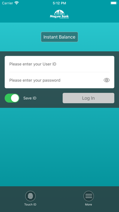 Magyar Bank Mobile Banking App Screenshot
