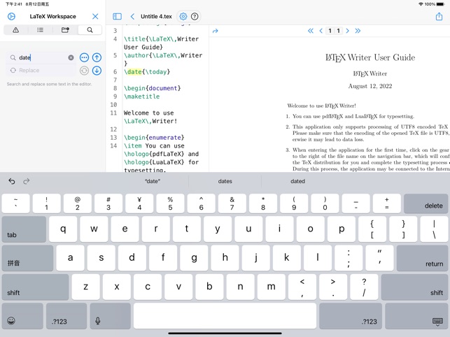 LaTeX Writer on the App Store