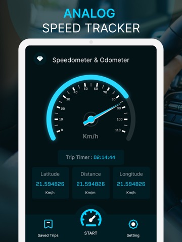 GPS Speedometer - Odometerのおすすめ画像1