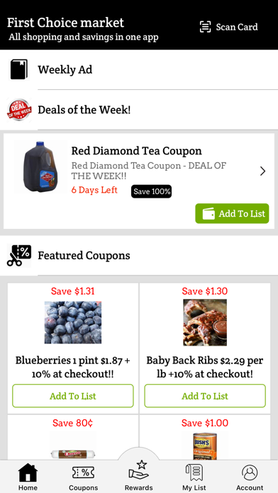 First Choice Market Screenshot