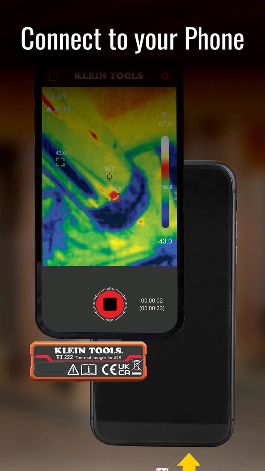 #1. Thermal TI222 (iOS) 由: Klein Tools