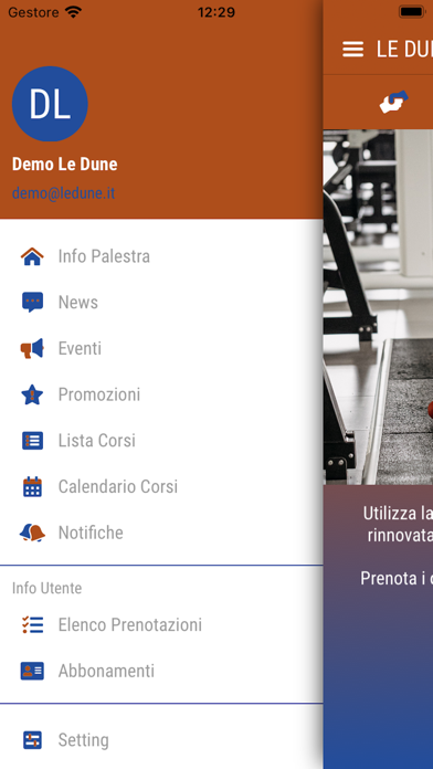 Le Dune Fitness Screenshot