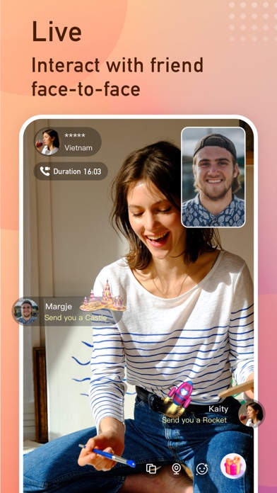 Tandoo - Live video chat&Meetのおすすめ画像1