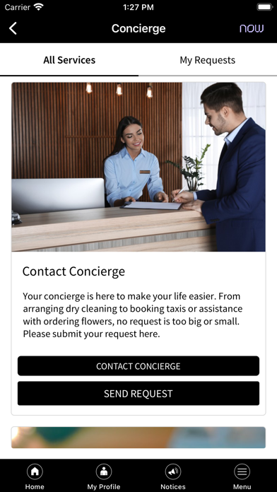 Now - Workplace Experience Screenshot