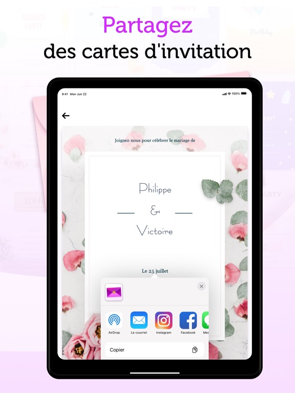 Screenshot #5 pour Faire Part: Carte D’invitation