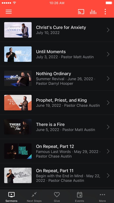Champions App Screenshot
