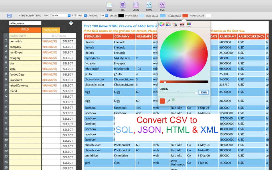 #1. CSV Converter Pro (macOS) 来自: IW Technologies LLC