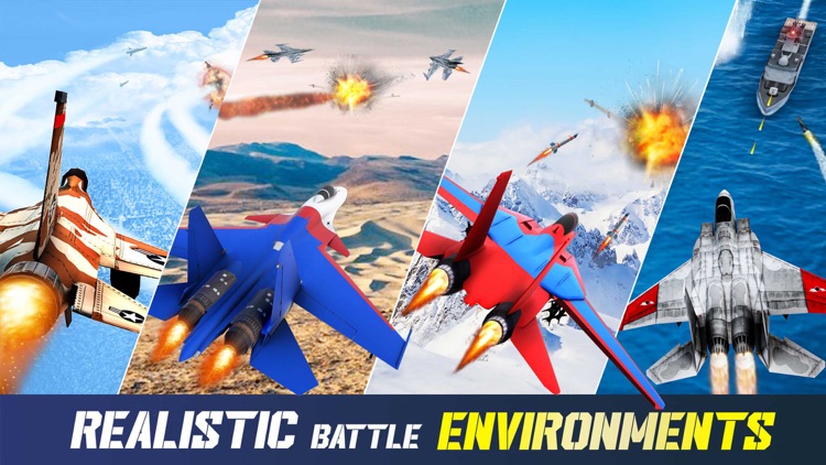 Plane Crash Fighter Jet Games screenshot-4