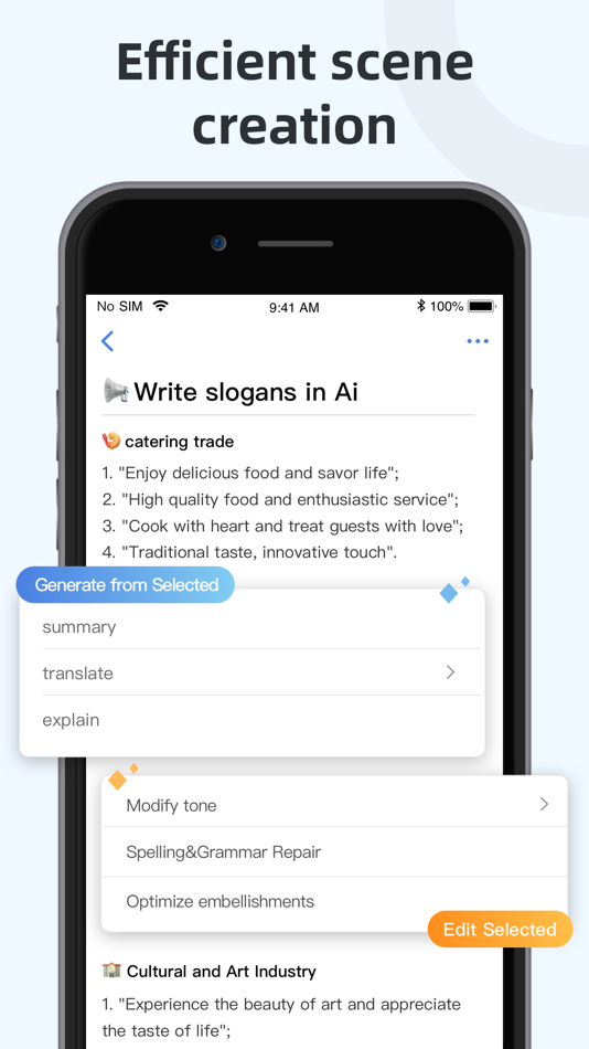 #6. Notehot.ai - Content generator (iOS) Podle: Play Era