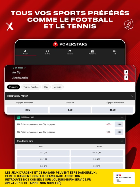 Screenshot #4 pour PokerStars Paris Sportifs