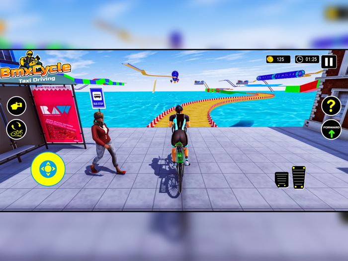 BMX Taxi Driving 3D Simulator