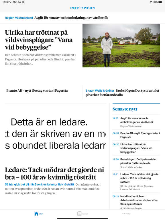 Screenshot #4 pour Fagersta-Posten