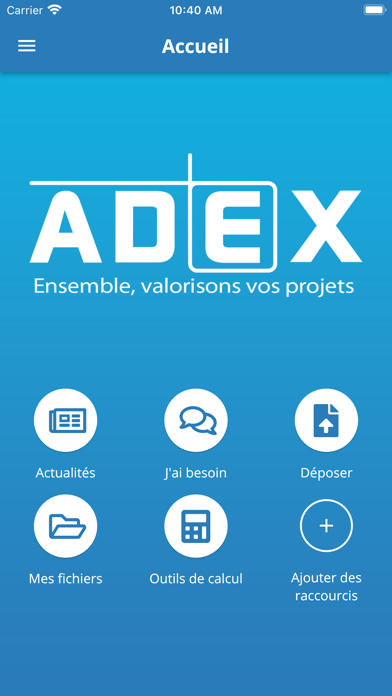 MyAdex Screenshot