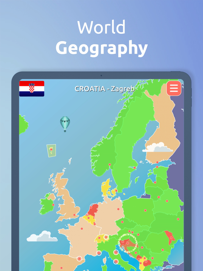 GeoExpert World Geography Map