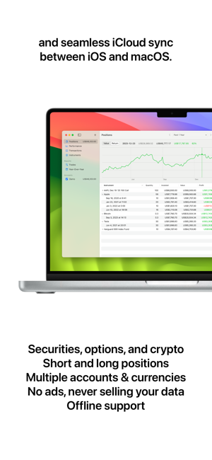 ‎Profit: Portfolio Tracker Screenshot